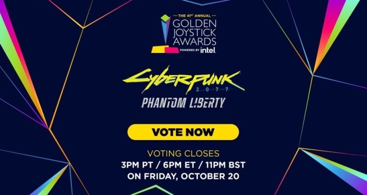 賽博朋克《往日之影》資料片獲得2023金搖桿獎提名