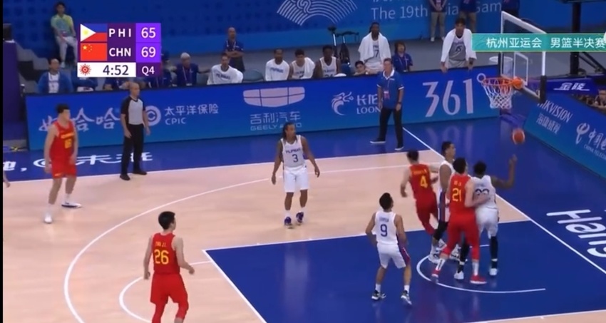 可惜！中国男篮亚运会半决赛1分惜败菲律宾