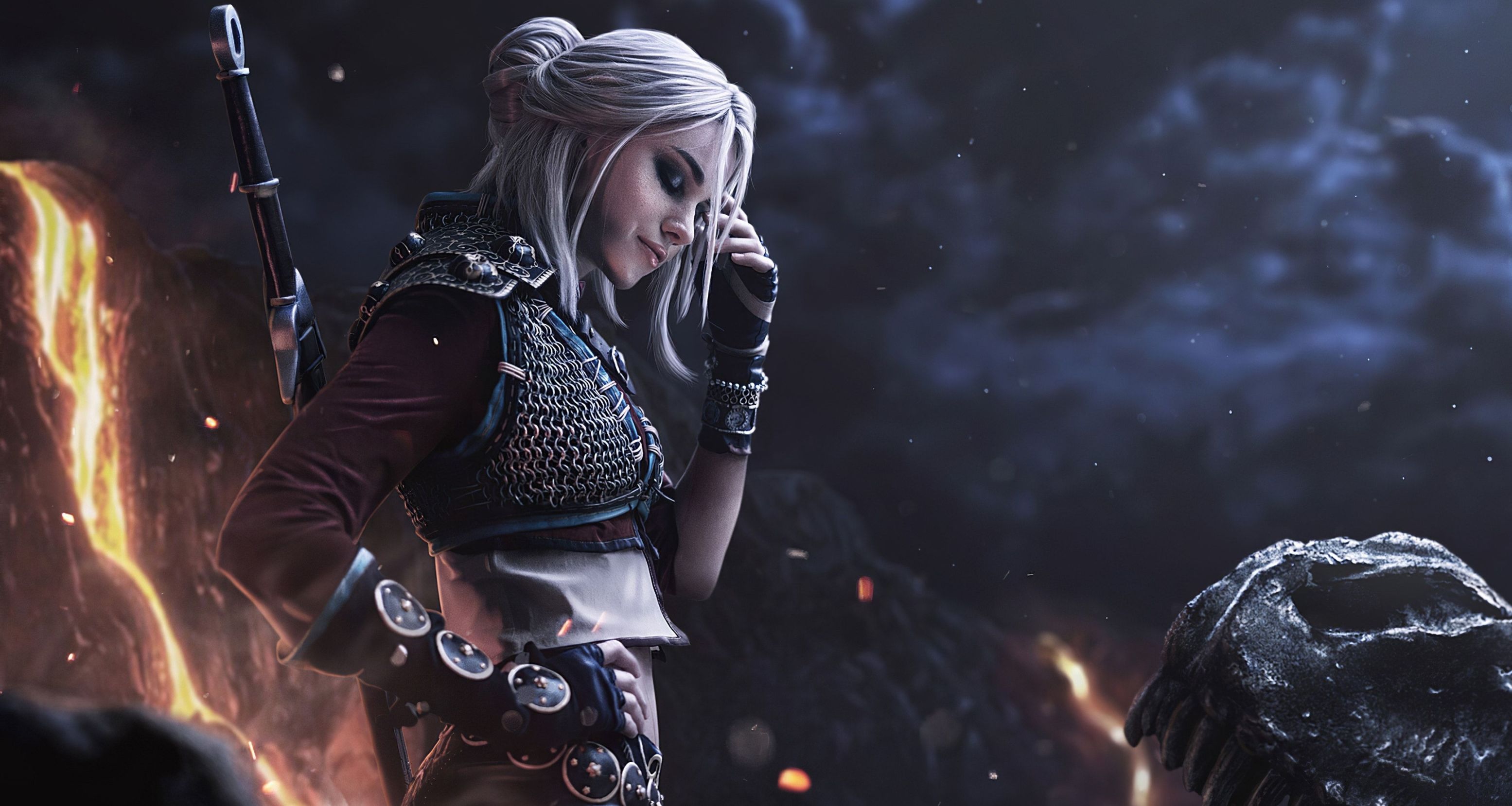 傑洛特和希裏以及葉奈法正在打折