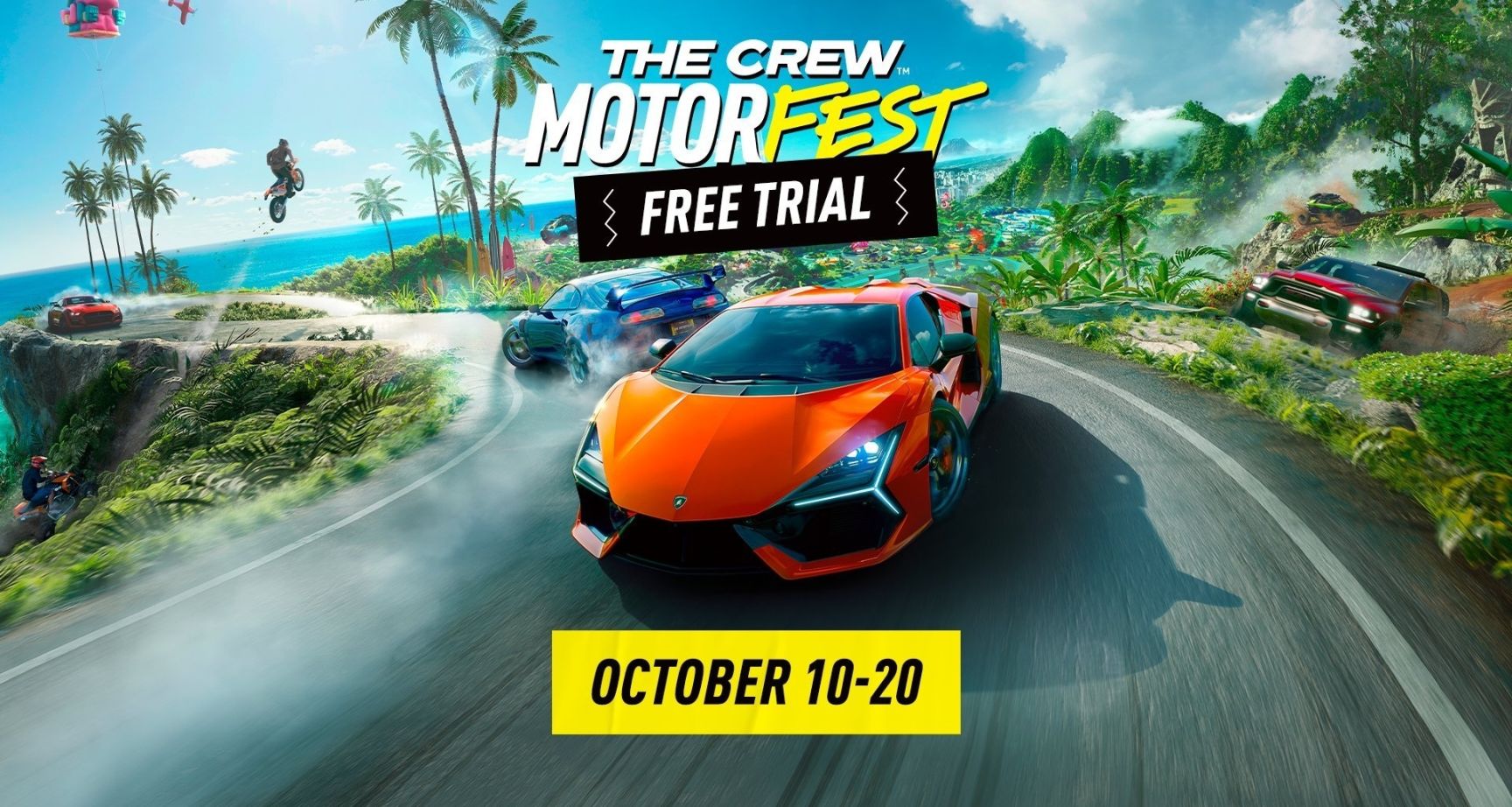 《飆酷車神：轟鳴盛典》再次開啓5小時免費遊玩活動