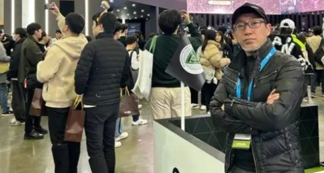 三上真司在韓國釜山遊戲展會上，分享自身的寶貴經驗