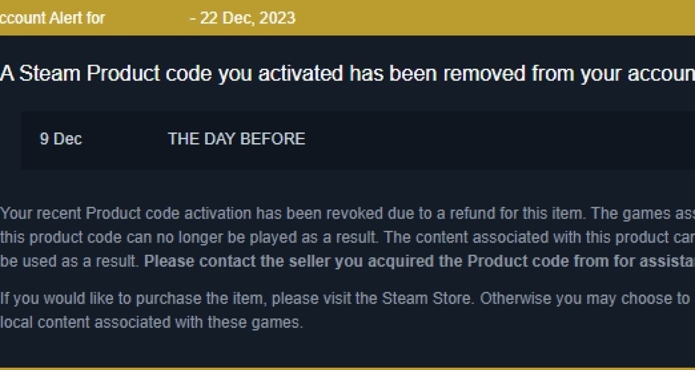 《浩劫前夕》Steam激活碼開始被撤回，所有人將不能擁有這款遊戲