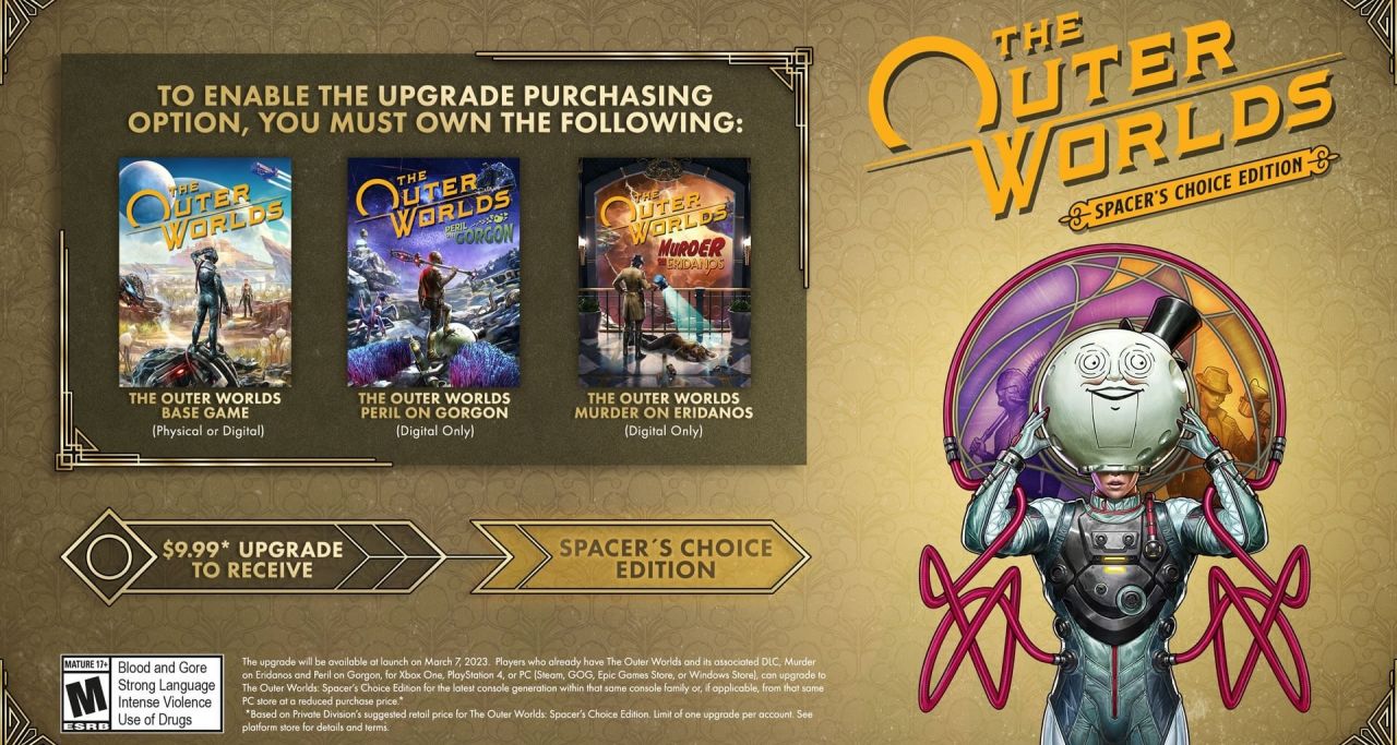 Epic第七款神祕遊戲揭曉——《天外世界：太空人之選》