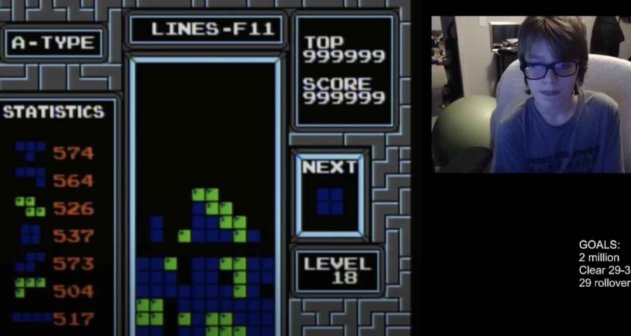 世界第一！全球首位通关俄罗斯方块的玩家诞生！