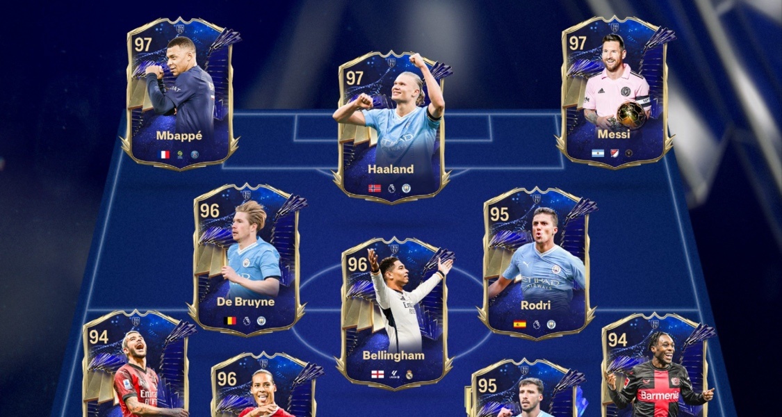 FC24公布Ultimate Team年度最佳阵容
