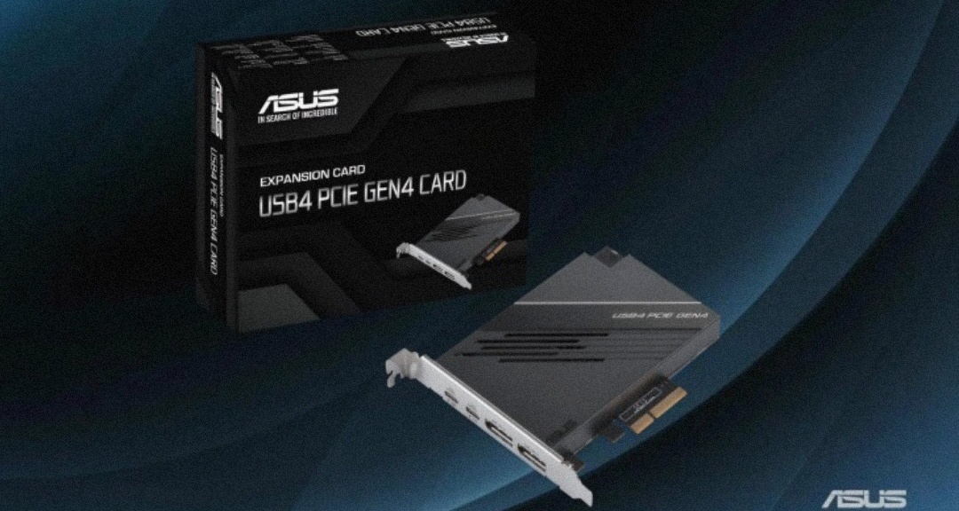 華碩推出新款USB4擴展卡，提供雙USB4.0接口