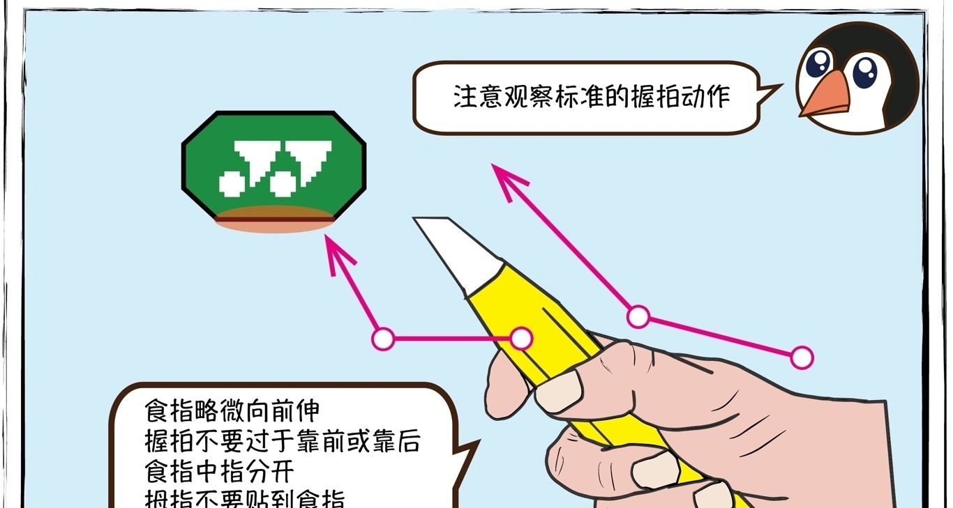 兄弟们来看点羽毛球技术