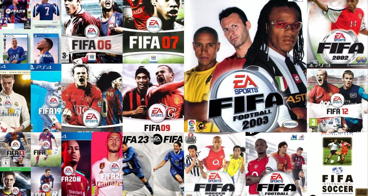 盘点辉煌FIFA历代版本封面，哪一版是你的最爱？