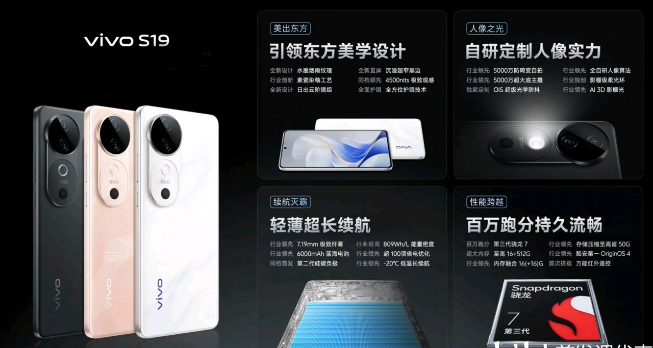 vivoS19，正式發佈：2499元起
