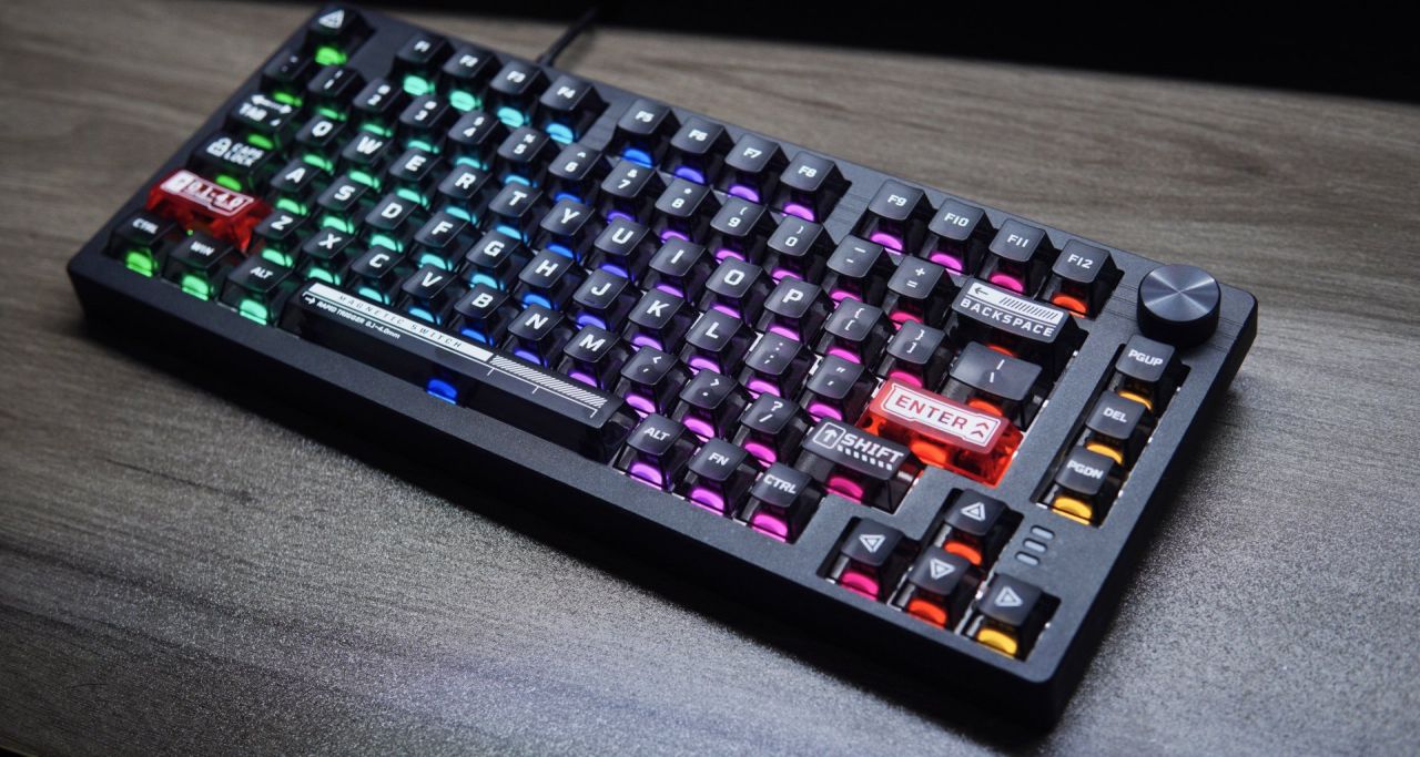 618磁轴键盘推荐！！！顶级外设达尔优EK75RT