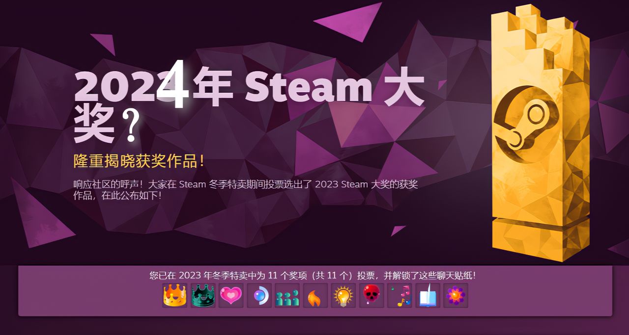 盤點歷屆Steam年度最佳遊戲，附提名遊戲