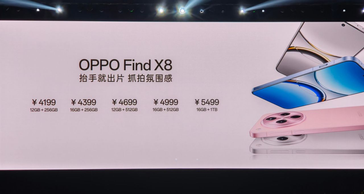 OPPO Find X8系列，正式發佈：4199元起