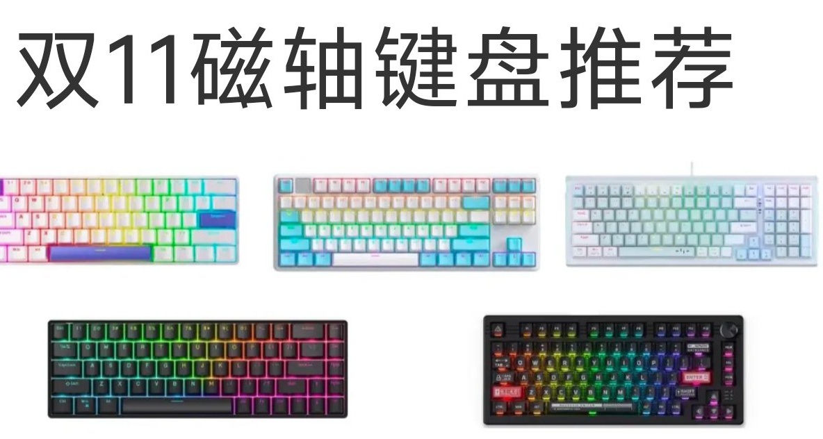 FPS玩家狂喜，雙11磁軸鍵盤如何選擇？（低價位推薦）