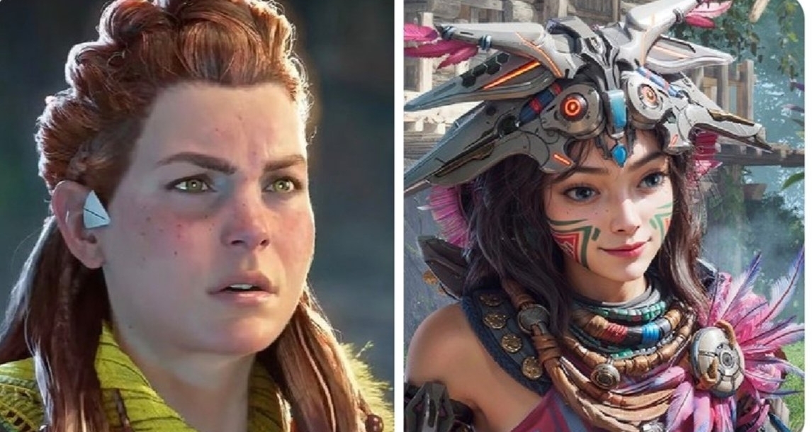 《地平線》和《荒野起源》女主對比，網友直呼：還是騰訊香