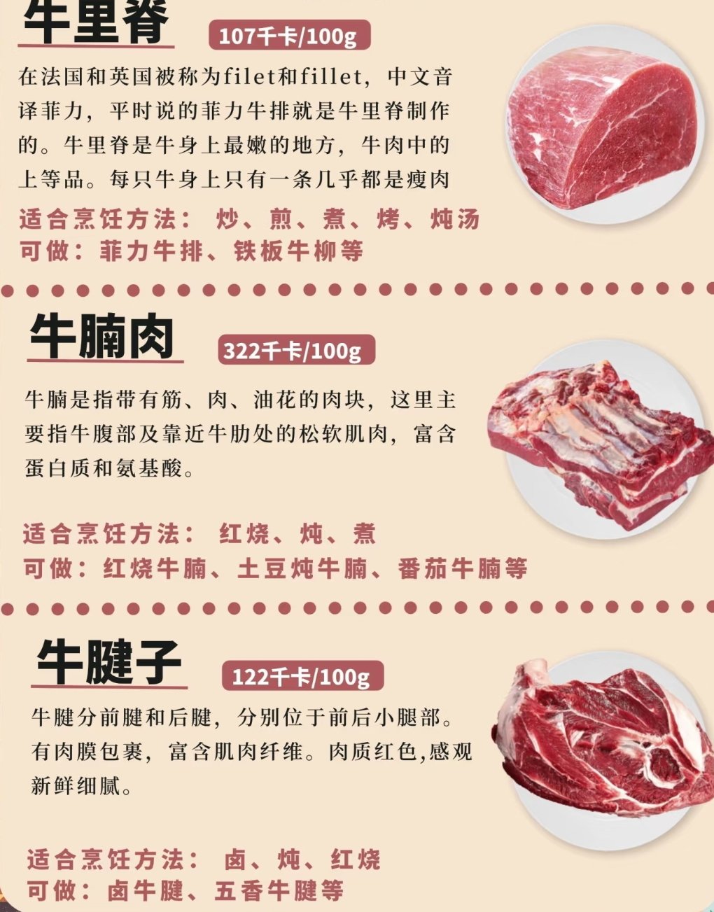 【球盟会】常见牛肉的区别和做法！快点学习起来！