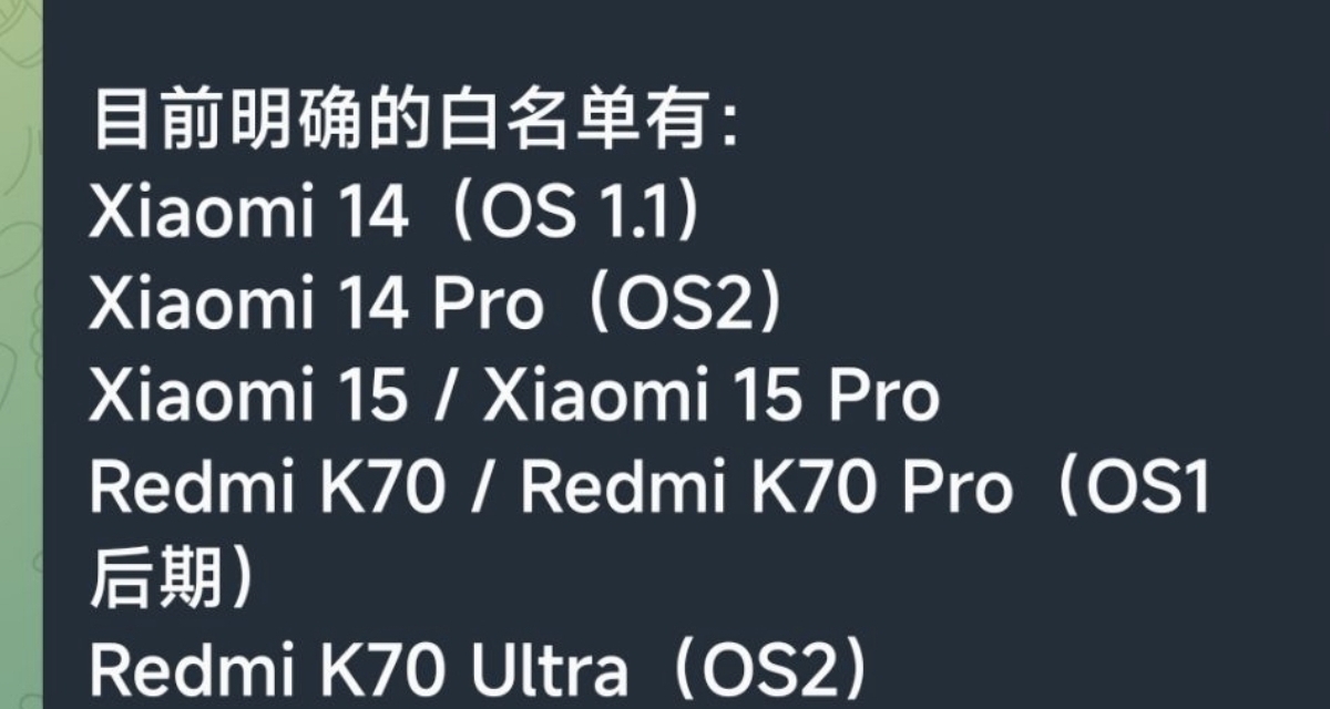 关于小米15内存拓展问题