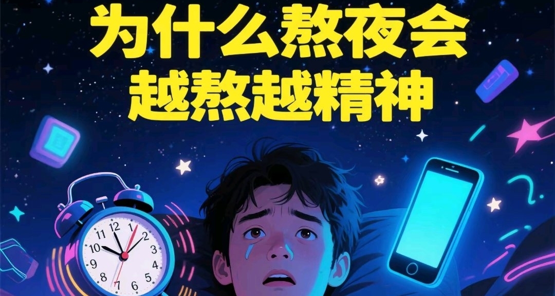 为什么熬夜会越熬精神？进来看看原因
