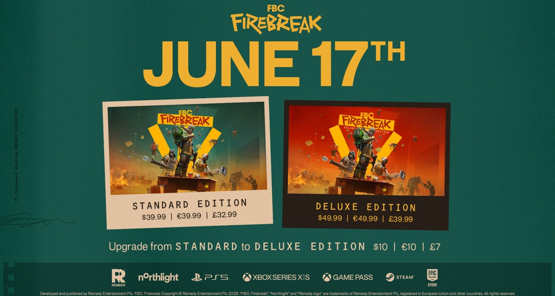 控制世界觀《FBC：Firebreak》將於6月17日推出，定價39.99美元