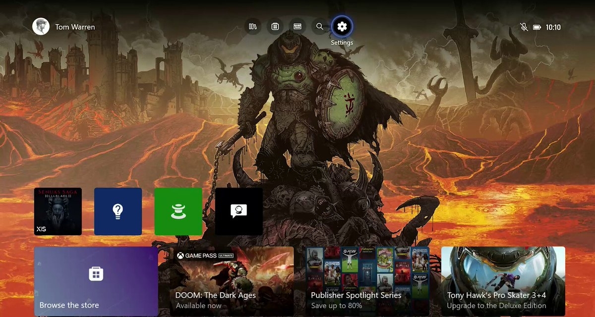 Xbox主頁面將迎來更新：讓界面更加簡潔、可定製和個性化
