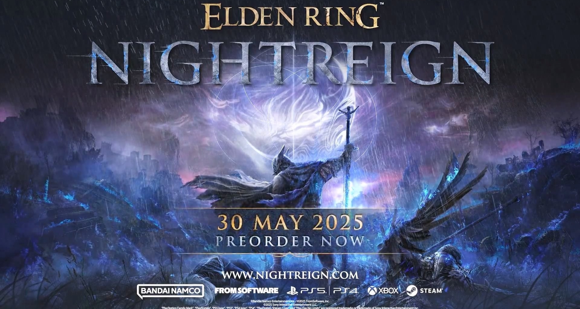 開放預載！《艾爾登法環 黑夜君臨》登頂Steam全球暢銷榜！
