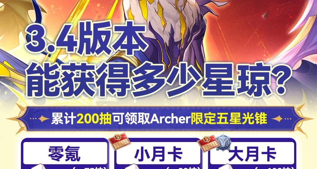 200抽領五星光錐，你還差多少？