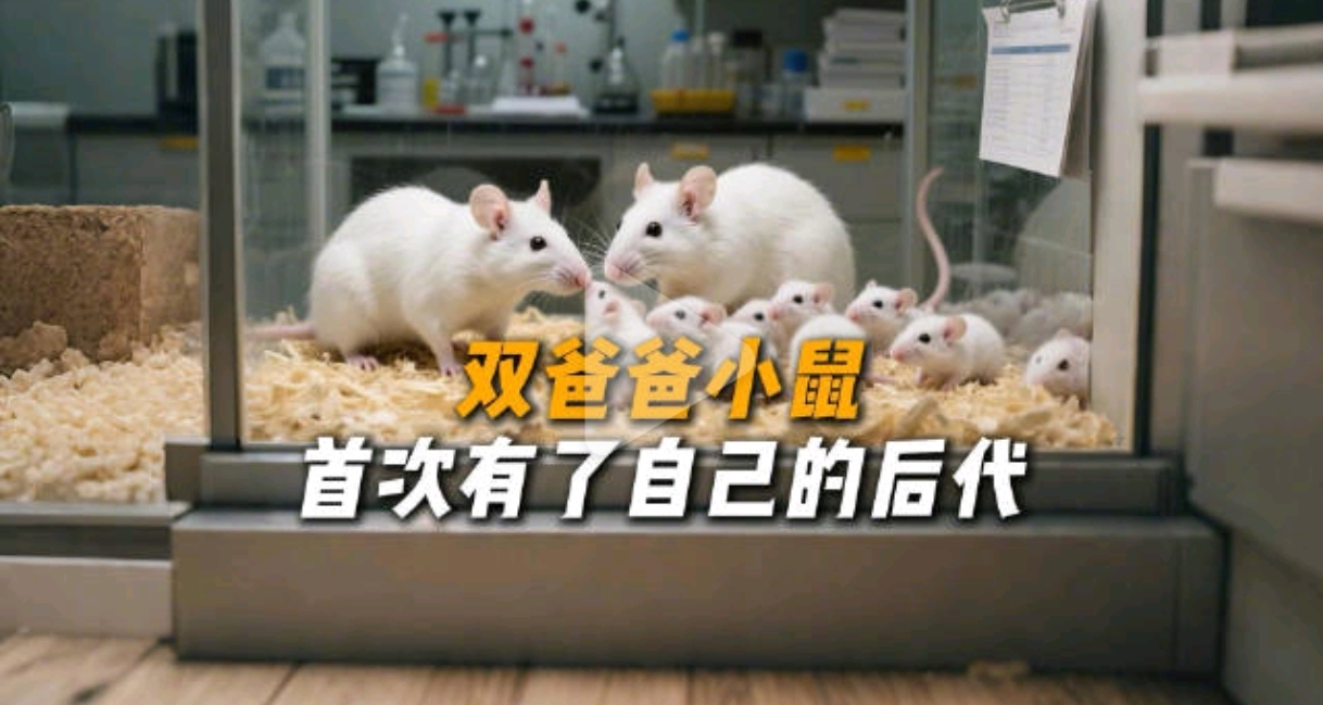 上海交大重大突破:兩個爸爸老鼠成功孕育孩子，後代無任何影響！