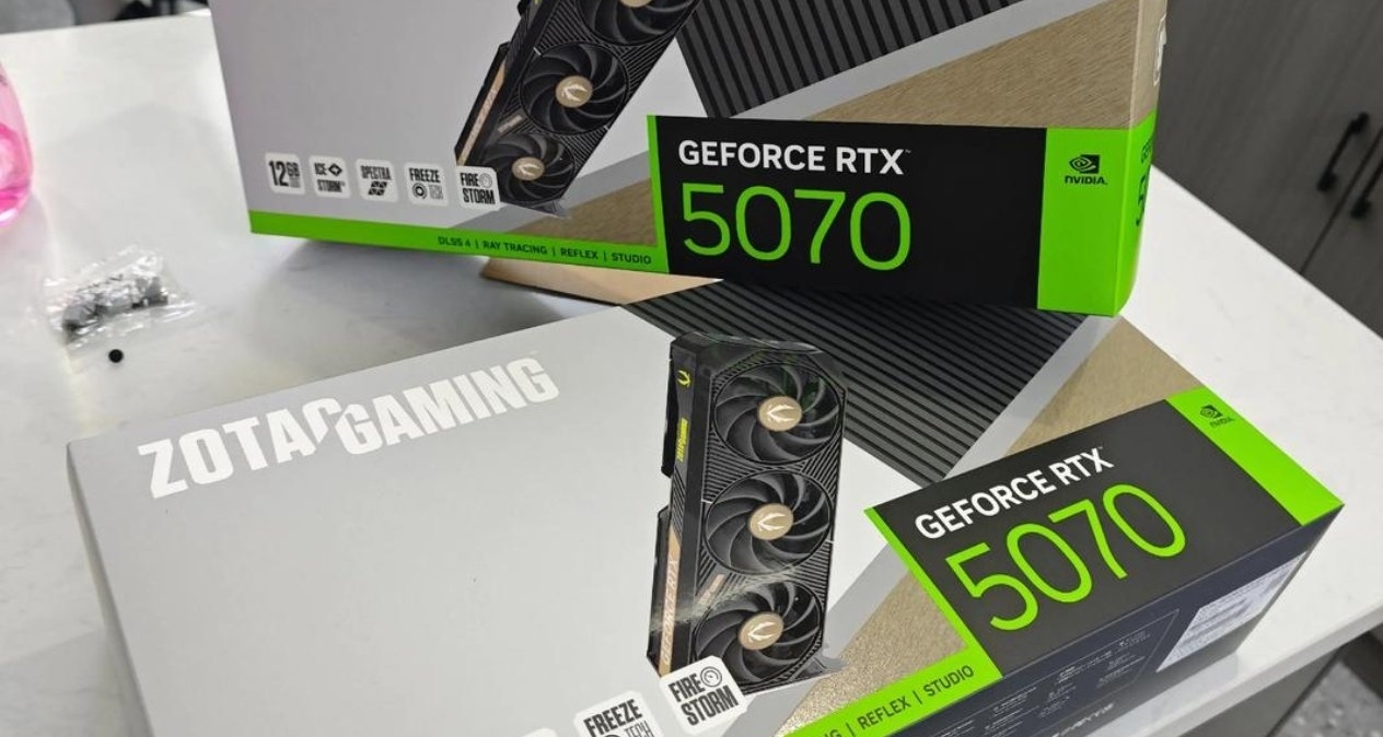 英偉達RTX 5070登頂亞馬遜顯卡榜！N卡份額突破70%