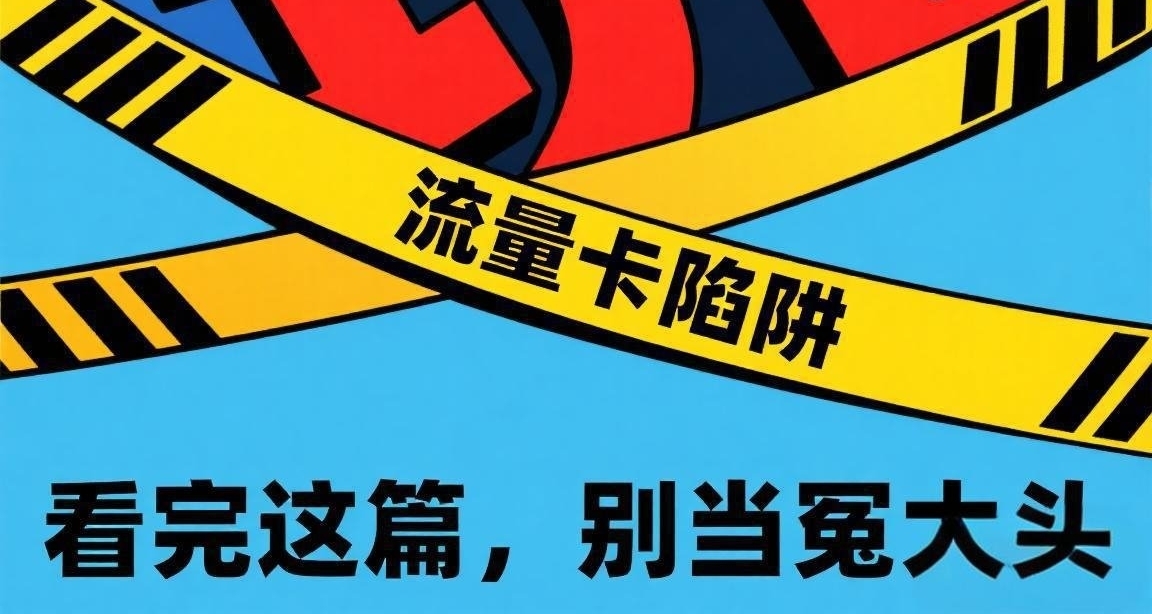 流量卡避坑指南：看完這篇，別再當“冤大頭”