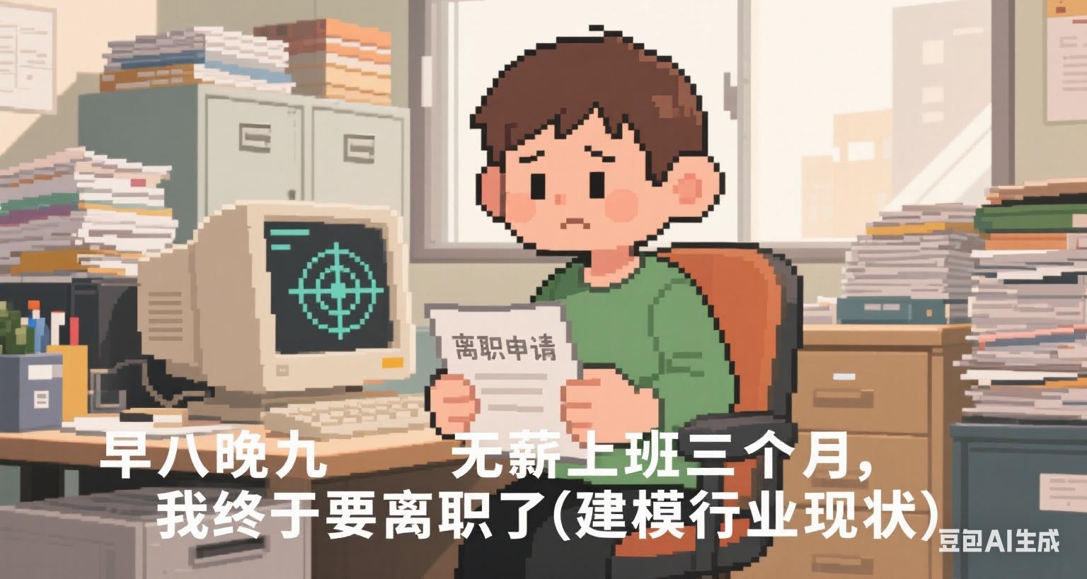 早八晚九無薪上班三個月，我終於要離職了(建模行業現狀)