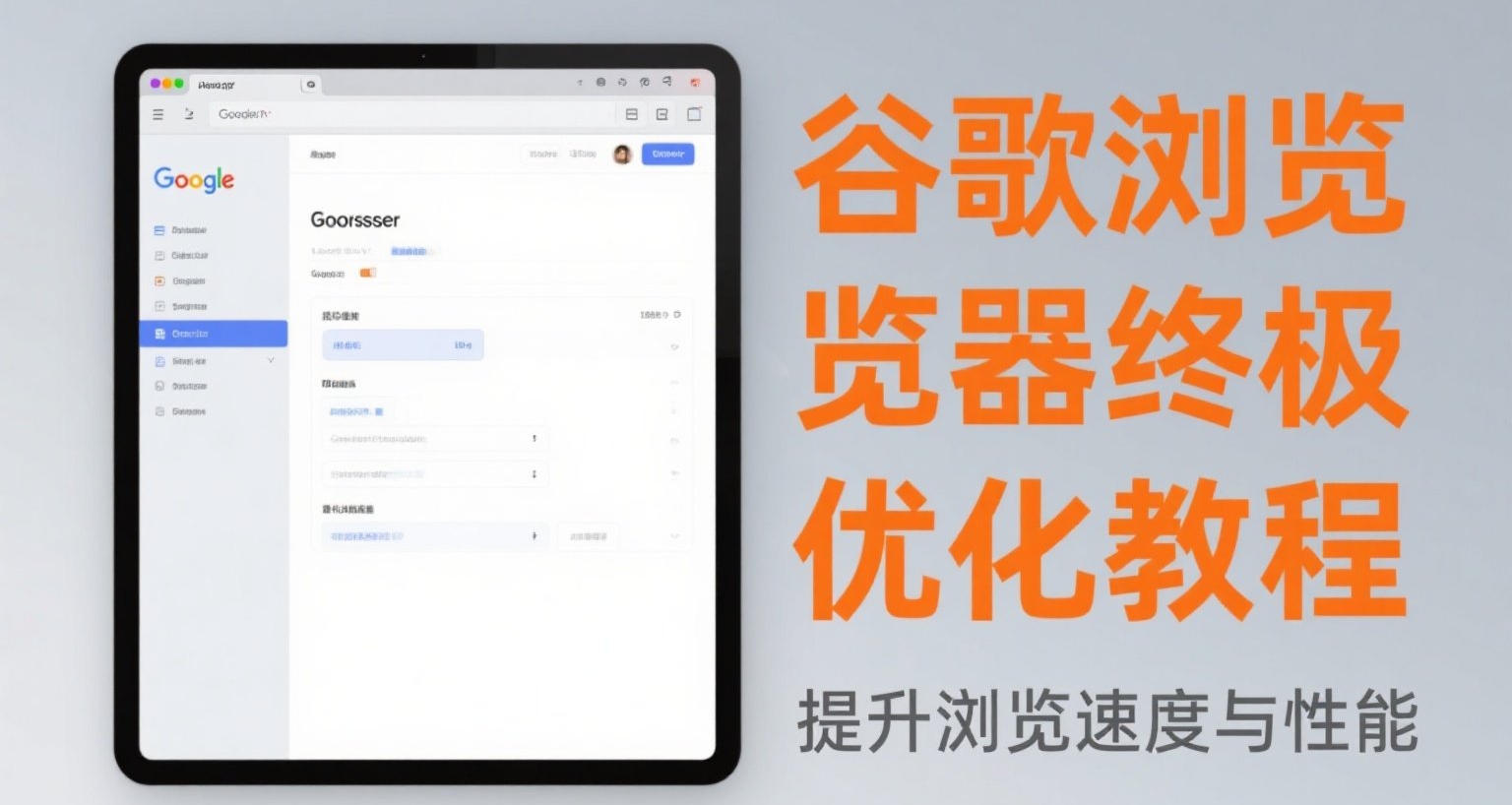 谷歌瀏覽器 終極優化教程
