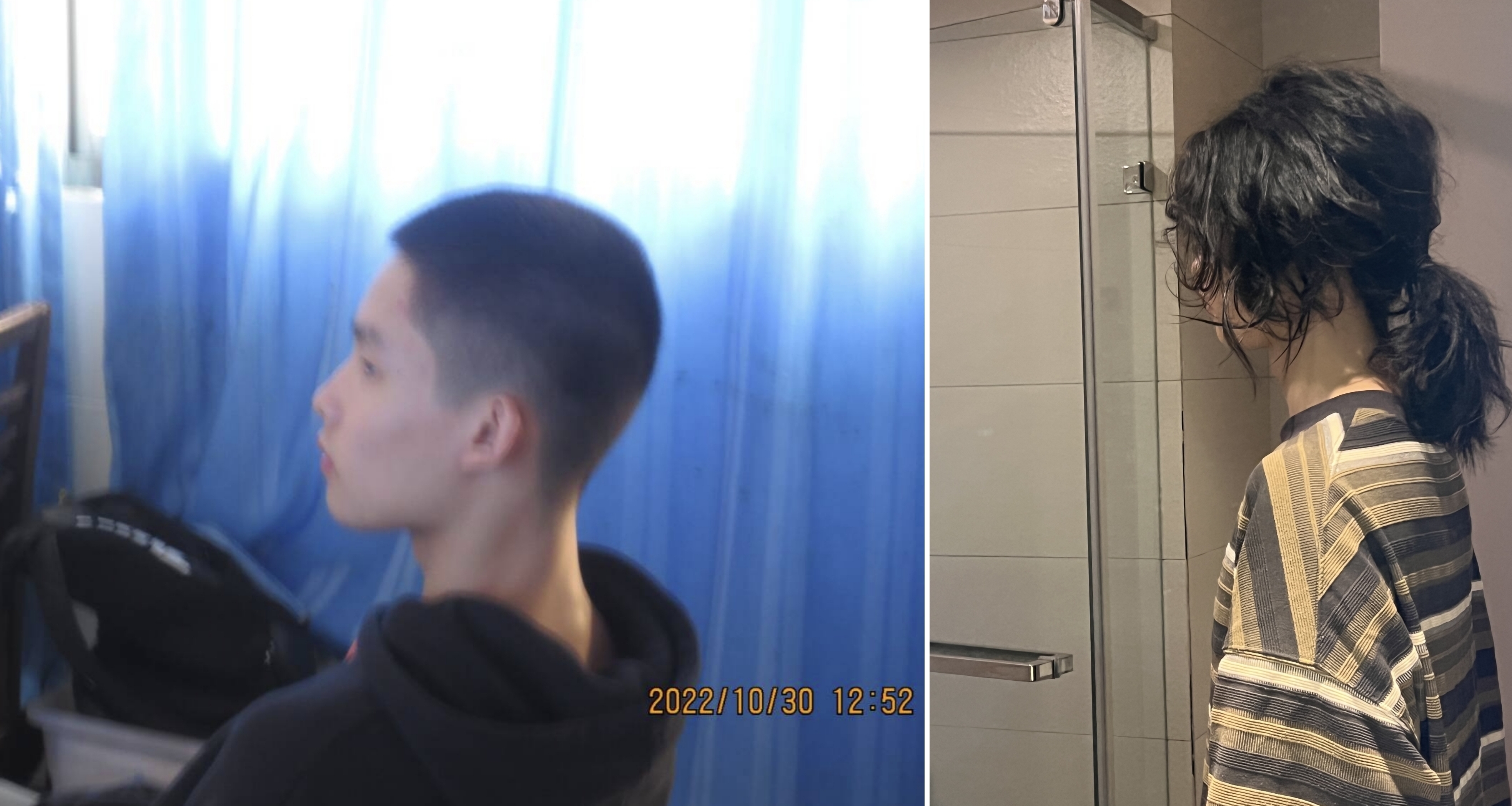兩年長髮男心🉐