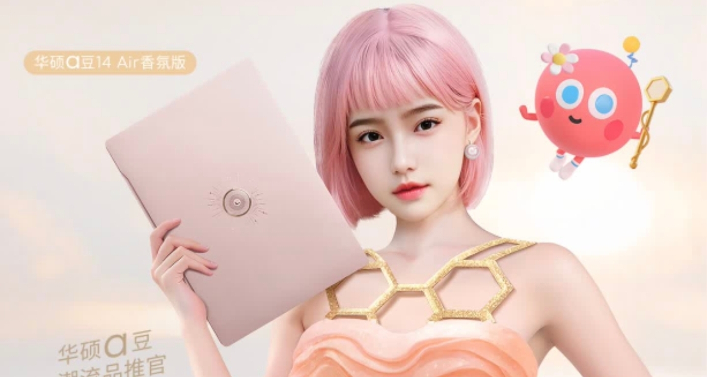 和奢侈化妆品联名的华硕笔记本电脑来了！