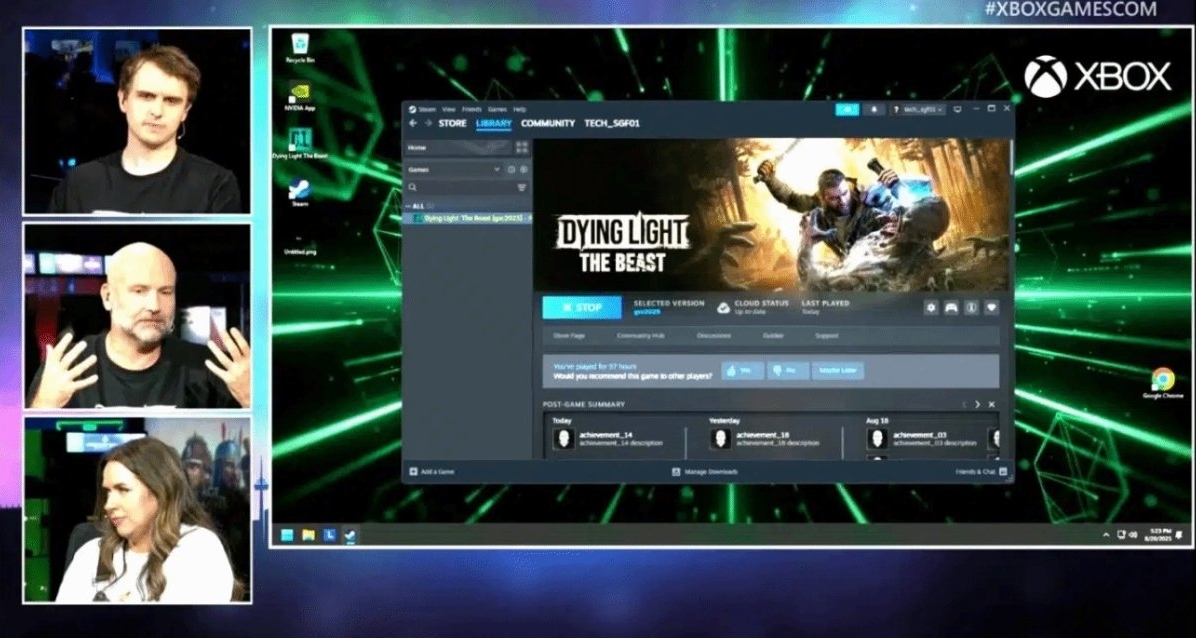 Xbox科隆展直播尴尬一幕：意外暴露游戏由Steam运行