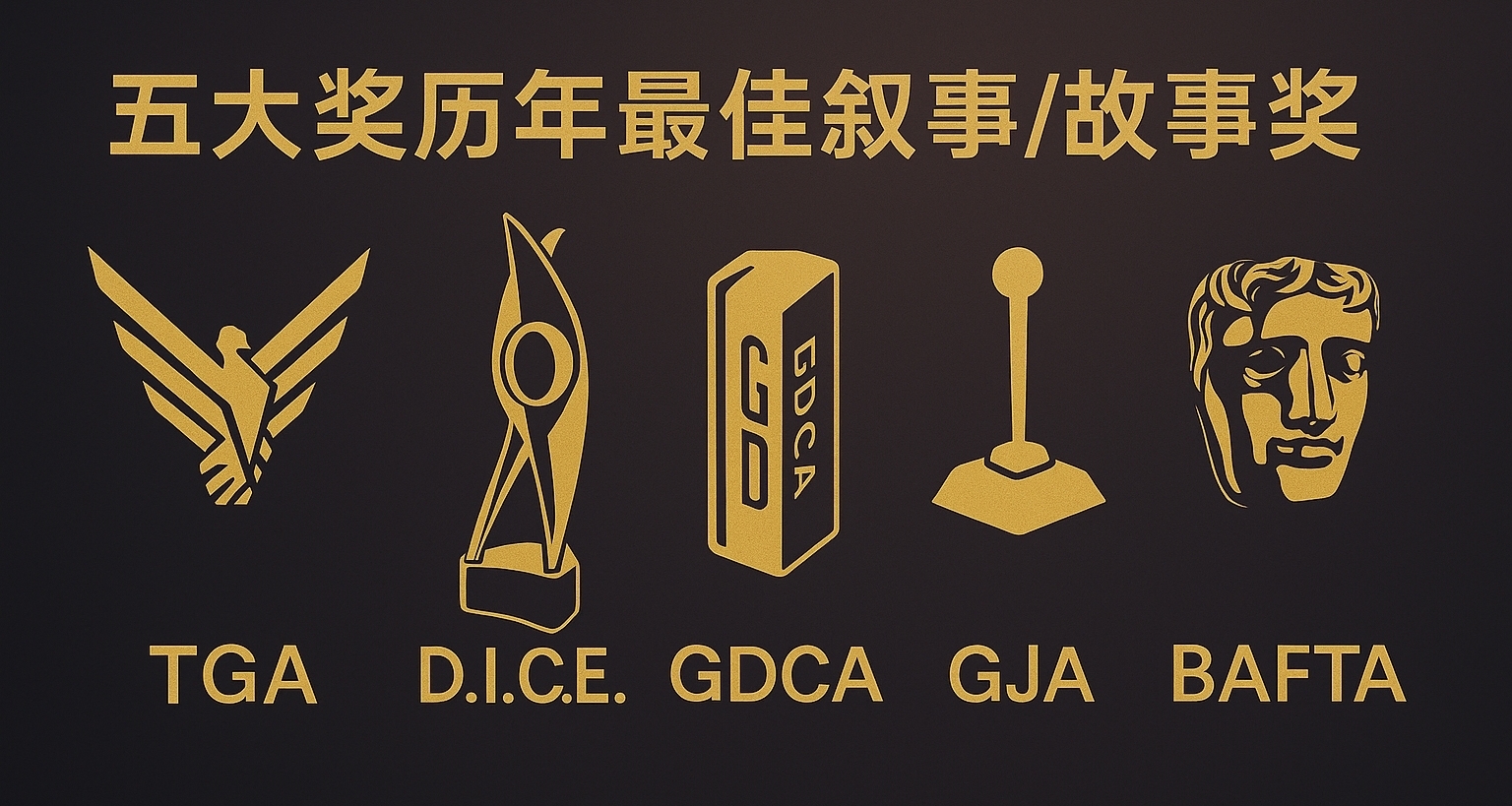 五大獎歷年最佳敘事/故事獎得主