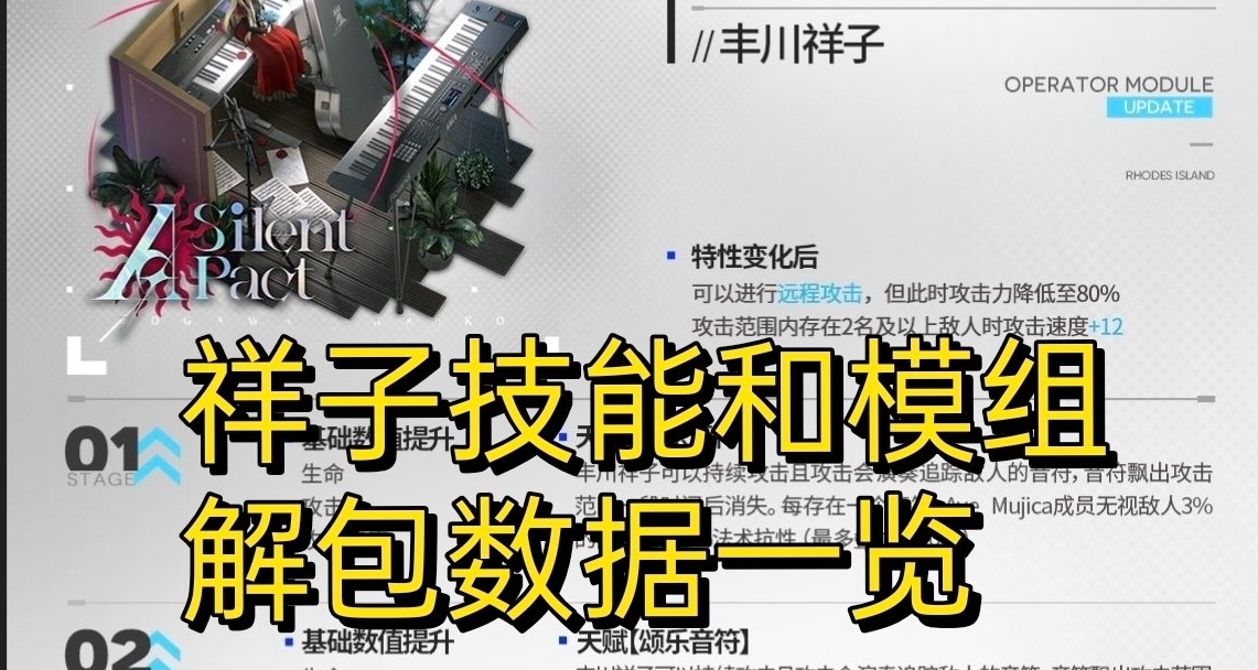 豐川祥子技能和模組解包數據一覽，無視60%防禦和30%法抗!