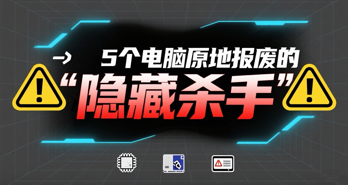 ⚠5個讓電腦原地報廢的“隱藏殺手”⚠