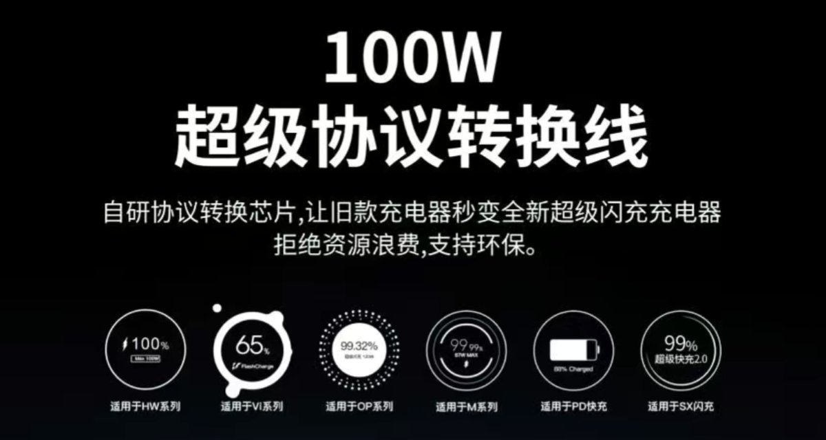 全协议转化线！一根线解决所以手机快充?