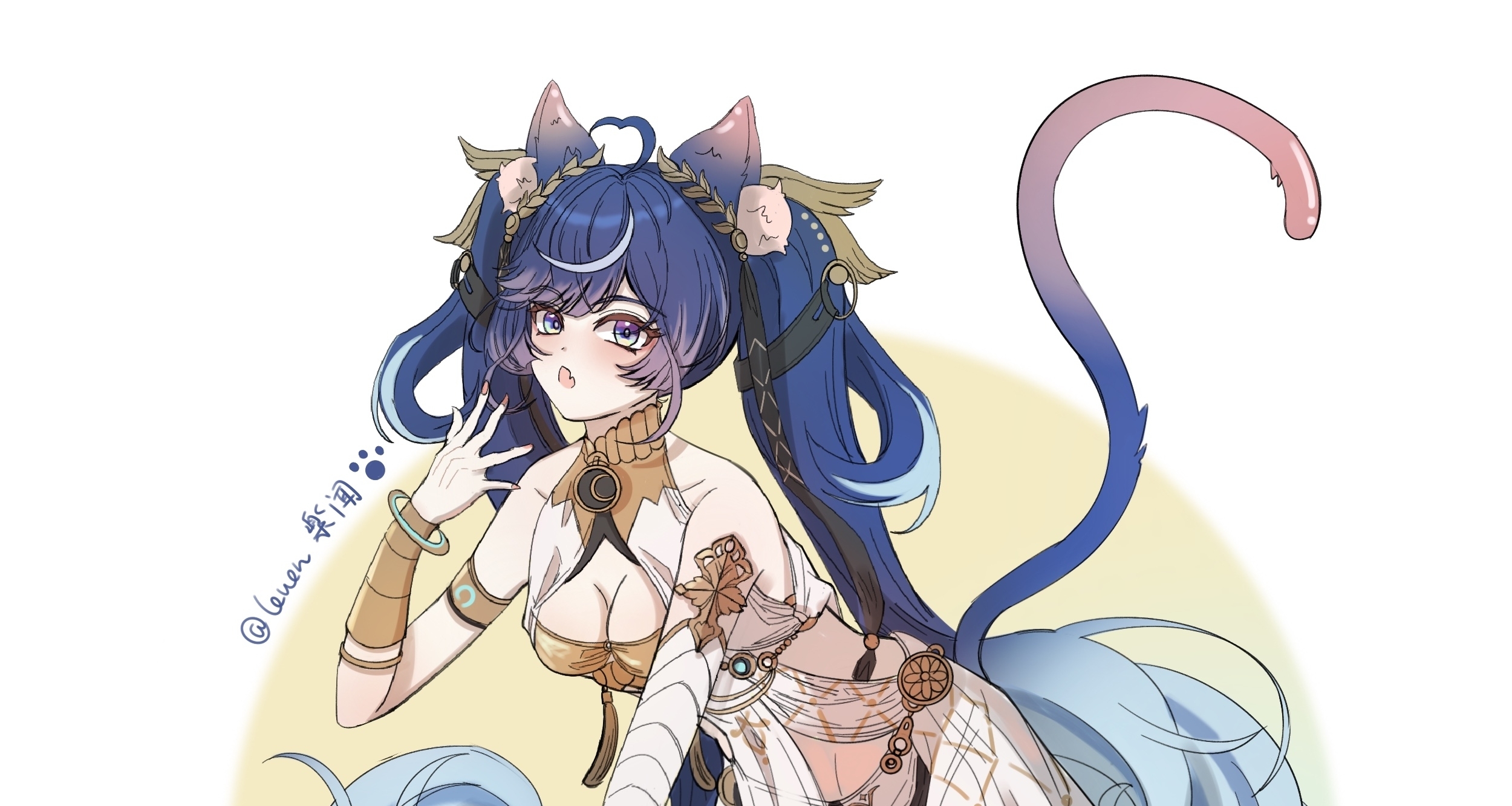 【尤诺猫：“你可不许忘了我！！哼💢”】