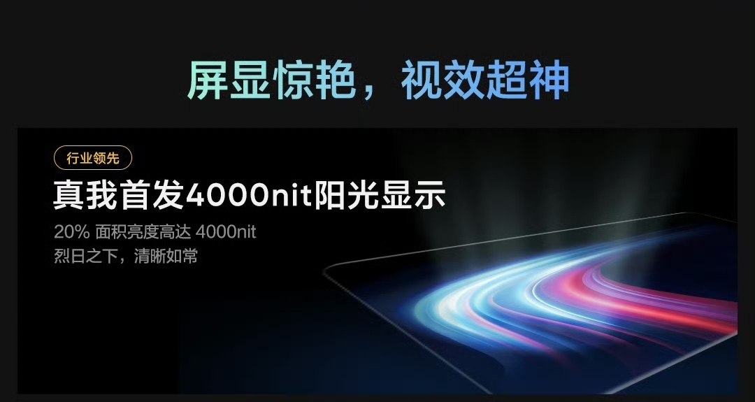 地圖炮！真我官宣GT8“全系”都是2K 144Hz京東方高亮屏！
