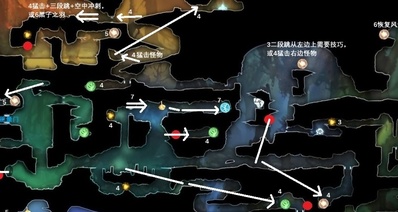 【奥日1】标注所需技能的全收集地图攻略(终极版)