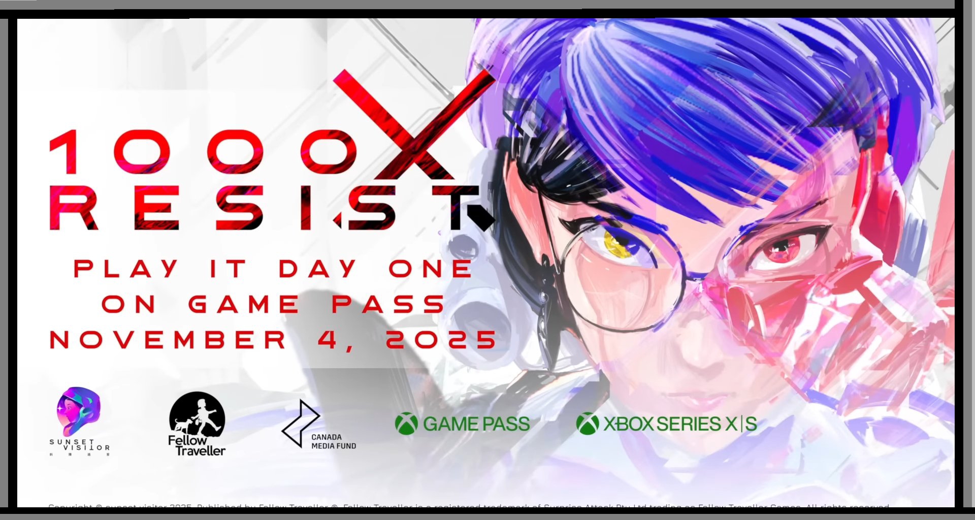 1000xRESIST 11月4日登陸Xbox首發加入XGP