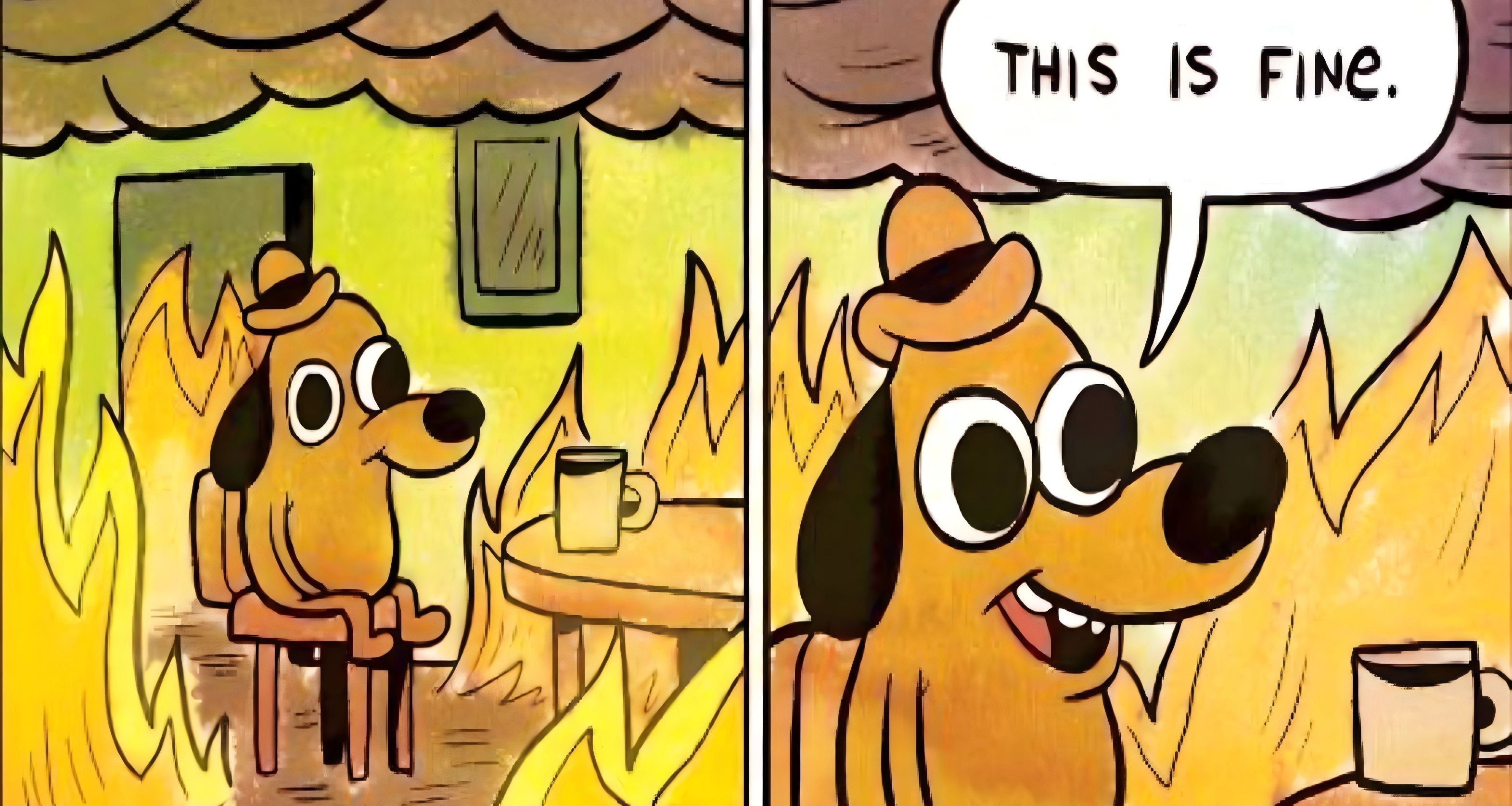 【不止梗图】“定义十年的梗图”————THIS IS FINE OR NOT？