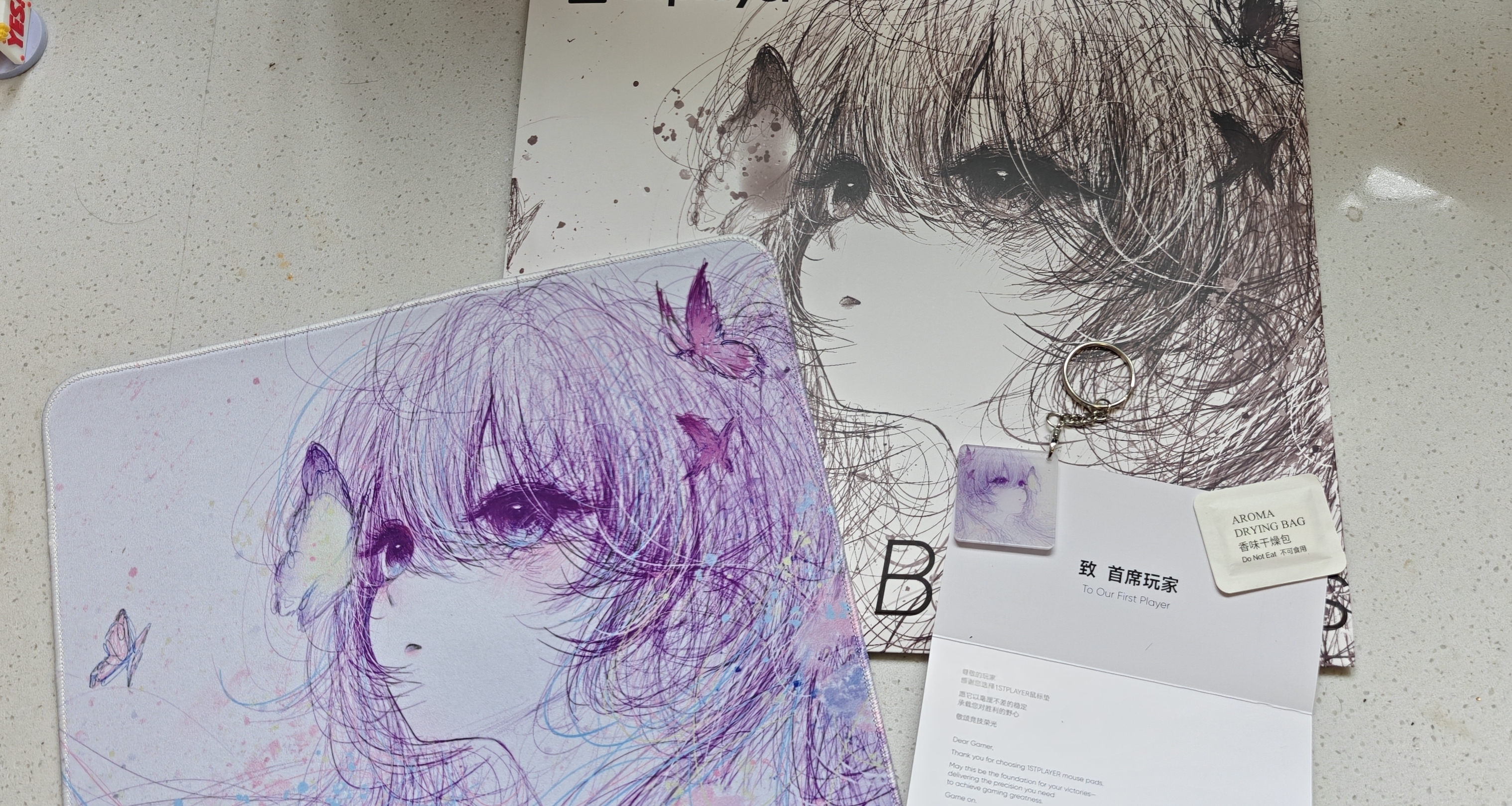 經典二次元+星閃底膠，性價比又拉滿的鼠標墊來了！