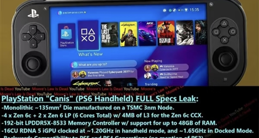 外網爆料：PS6掌機性能3倍碾壓Switch2