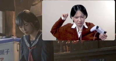 《寂靜嶺f》女主演員直播嚇出表情包 被玩家畫梗圖