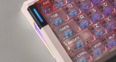 ATK新品磁軸RS6 AIR首發測評!!!機甲外殼,金屬銘牌,RGB燈效!