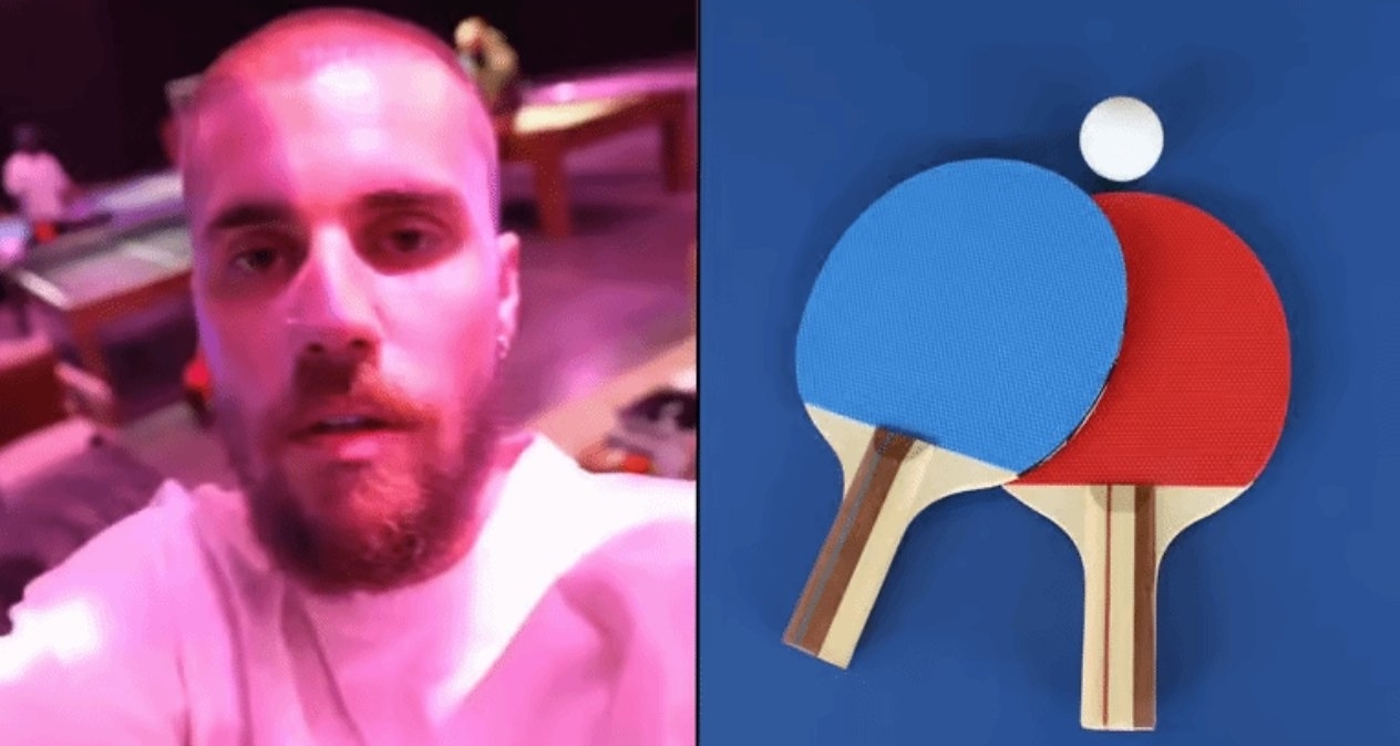 賈斯汀·比伯因沉迷乒乓球推遲演唱會，隨身攜帶球桌巡演