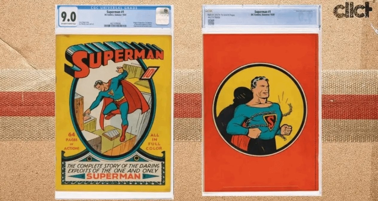 價值600萬美元！美國兄弟整理母親遺物發現首期《超人》漫畫！