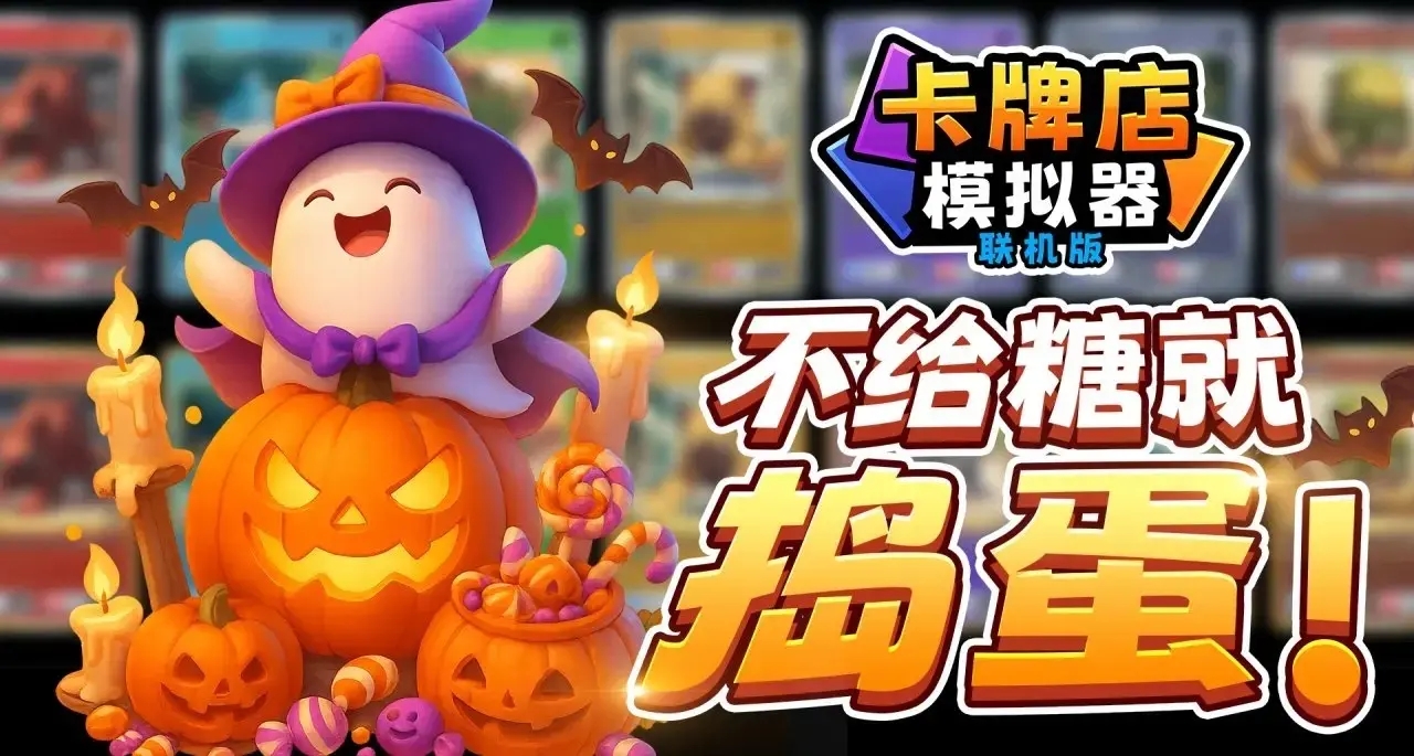 超好玩的《卡牌店模擬器》更新了，新增十張萬聖節特殊卡牌