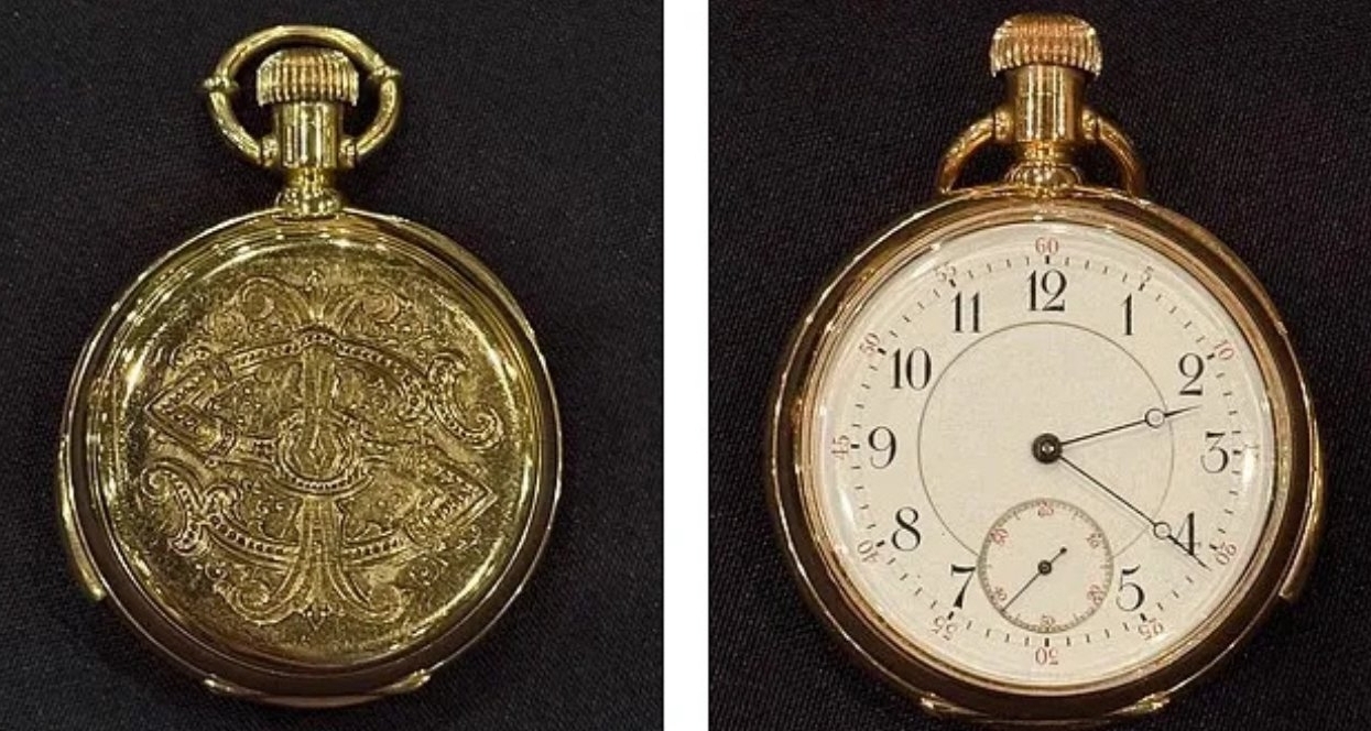 泰坦尼克號相擁夫婦金錶拍賣，930萬起拍！